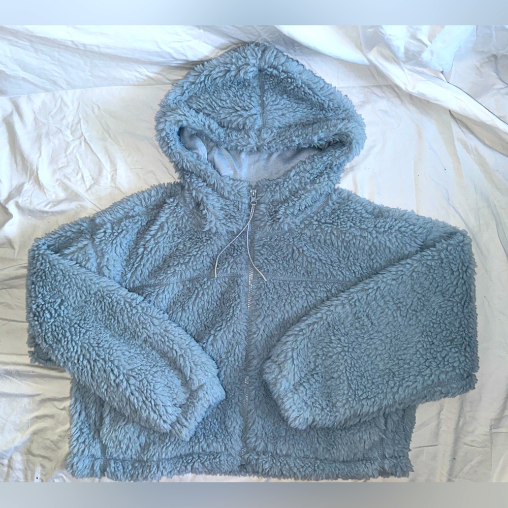 Urban Outfitters cropped fuzzy jacket